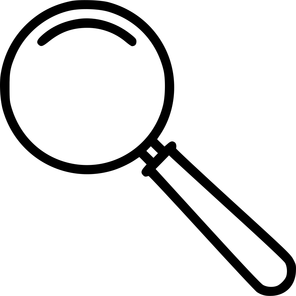 Magnifying Glass Comments - Circle (980x980), Png Download