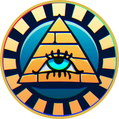 Pyram#eye-circled - Agar Io Pyramid Eye Skin (417x417), Png Download