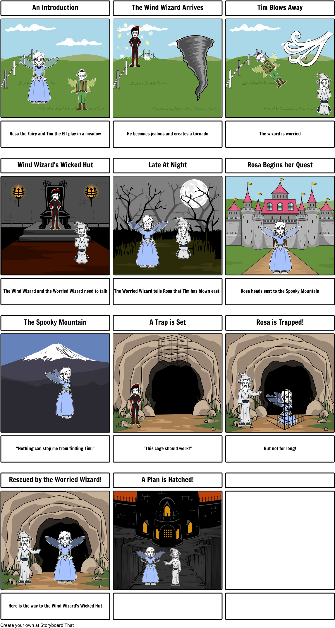 The Fairy & The Elf Are Mad At The Humans - Cartoon (1164x2160), Png Download