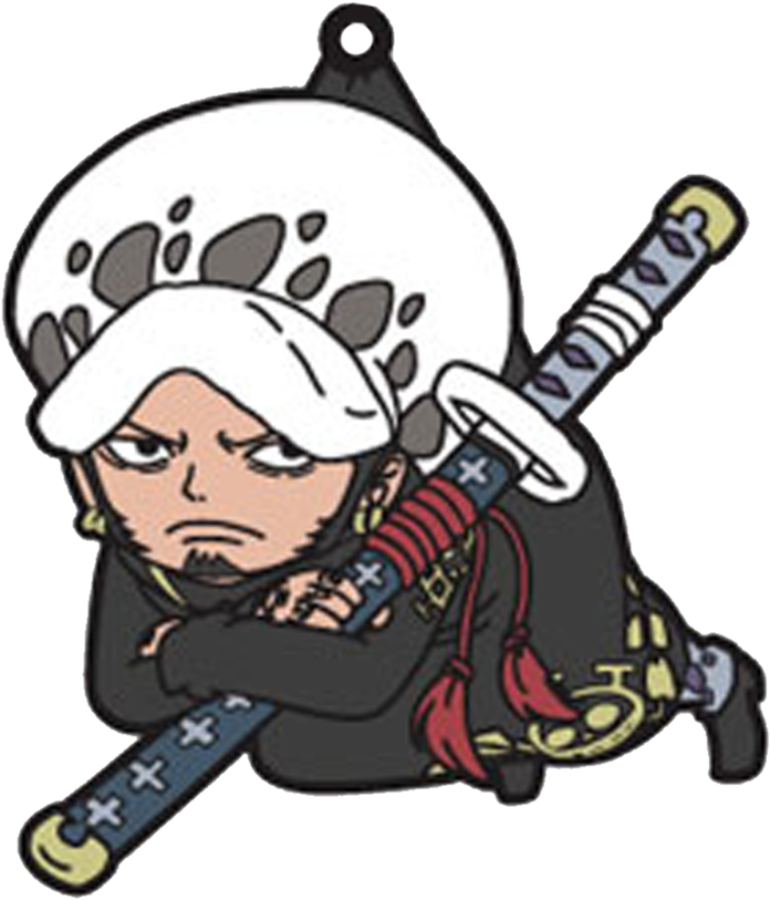 Rubber Trafalgar D - One Piece Rubber Keychains (1024x1024), Png Download