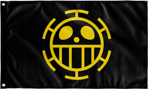 Flags Wall Flag - Trafalgar Law Wallpaper Android (620x620), Png Download