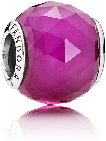 Geometric Facets, Synthetic Ruby - Pandora 791722sru (999x999), Png Download