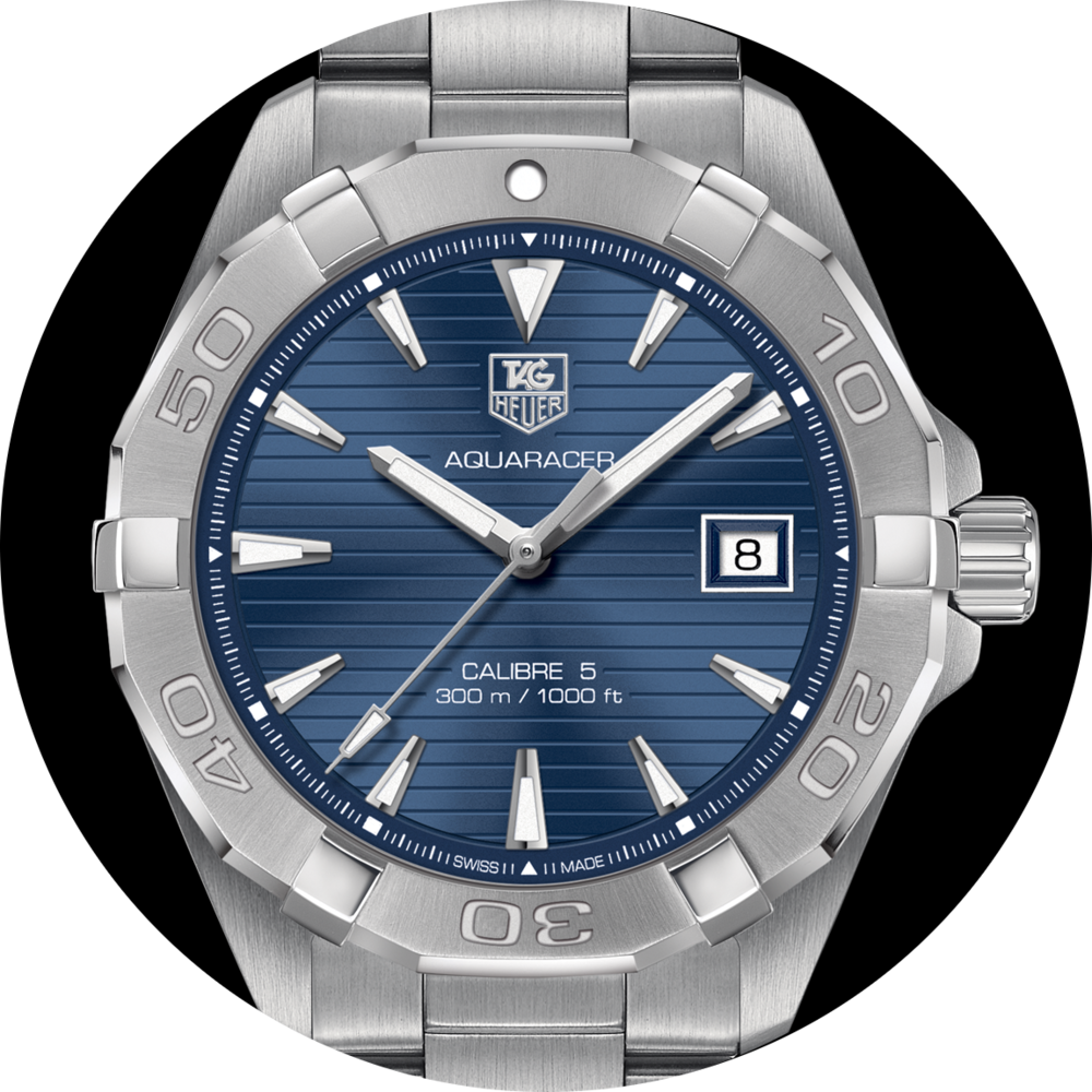 Men's Tag Heuer Aquaracer Calibre 5 300m Ref - Tag Heuer Aquaracer Calibre 5 Way2113 Ba0928 (1000x1000), Png Download