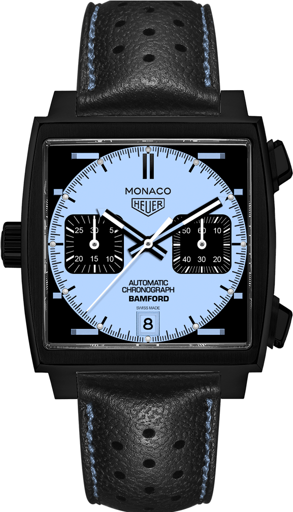Tag Heuer Monaco Heritage - Tag Heuer Monaco Bamford (1000x1005), Png Download