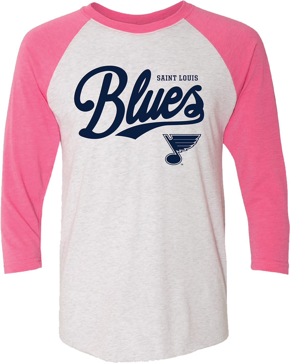 pink blues jersey
