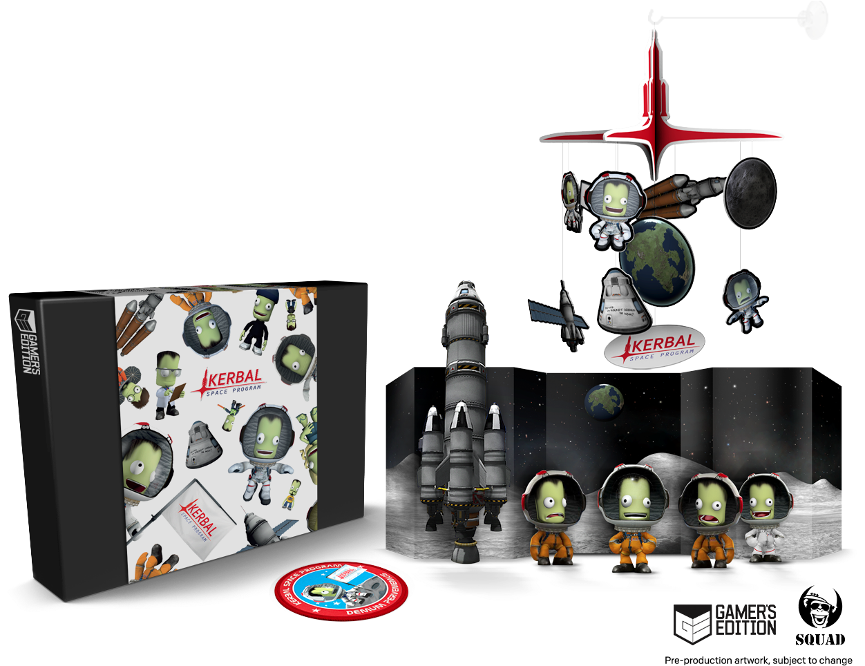 Artwork With Logos - Kerbal Space Program Collector's Edition (1286x980), Png Download