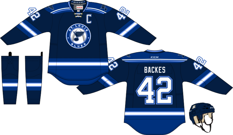 Bluesconcept3 - St Louis Blues Arch Jersey (800x463), Png Download