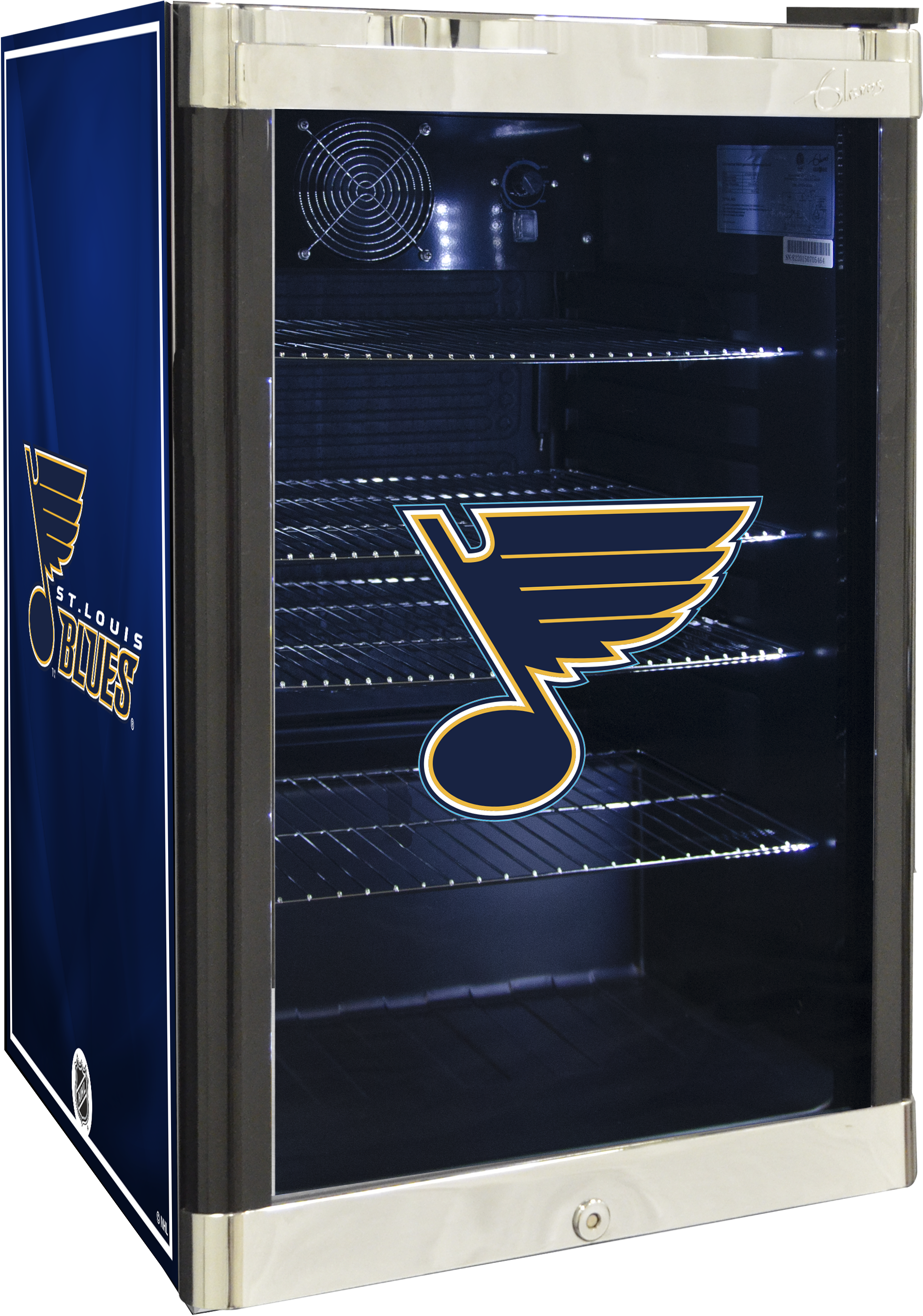 Nhl Refrigerated Beverage Center - Glaros Nhl Refrigerated Beverage Center 4.6 Cu Ft - (2205x2890), Png Download