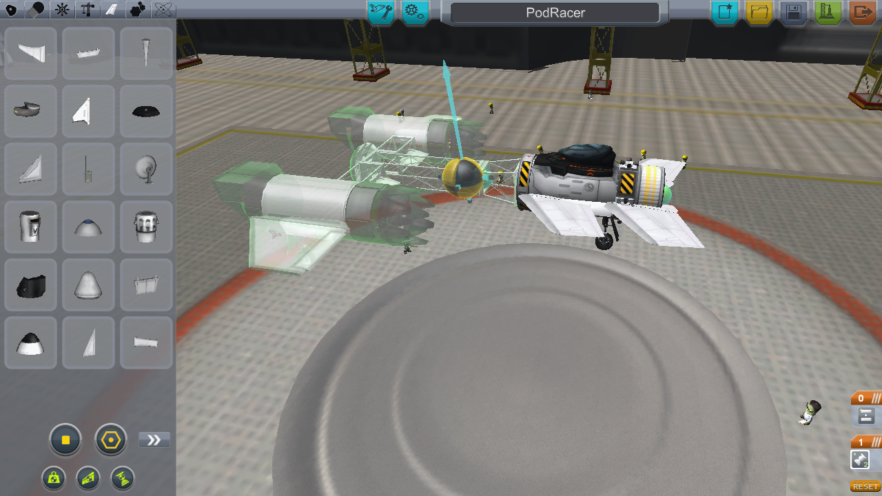 Kerbal Pod Racer (1280x720), Png Download