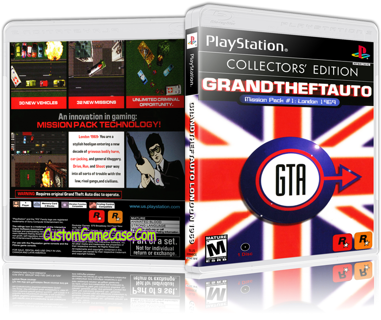 Grand Theft Auto London - Grand Theft Auto Collector's Edition [playstation Game] (800x631), Png Download