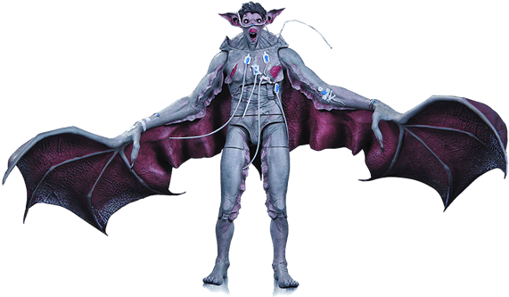 Batman Arkham Knight: Man Bat Action Figure (600x600), Png Download