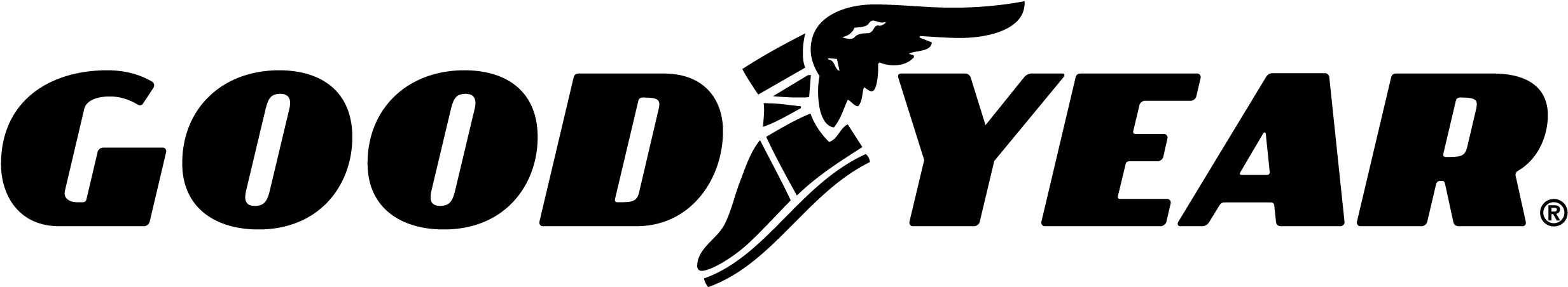 Goodyear's Tire Iq Logo As It Looks On The Sidewall - Good Year Tyre Logo (3000x900), Png Download