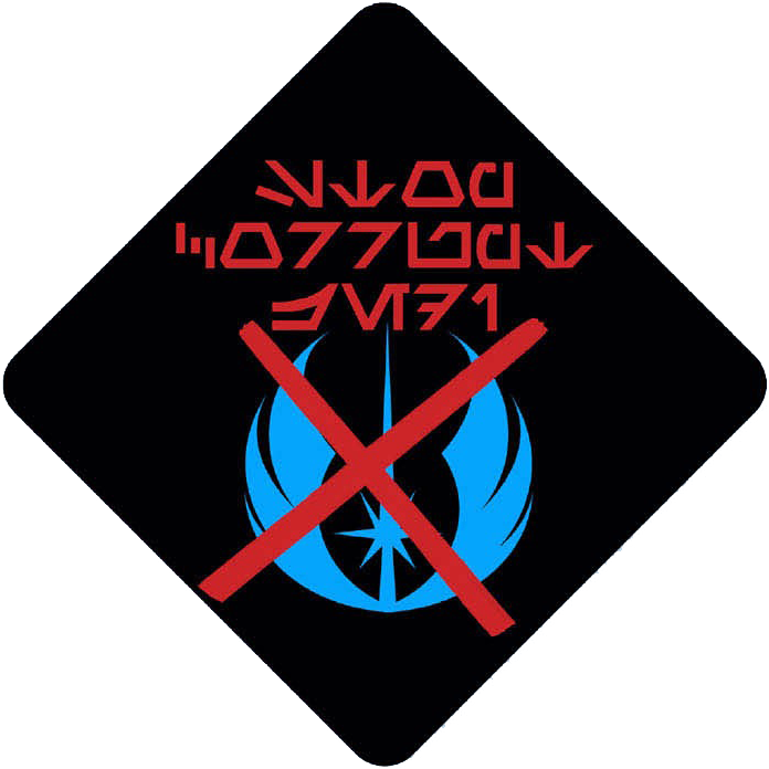 Stop The Corrupt Jedi - Anti Jedi Propaganda (696x696), Png Download