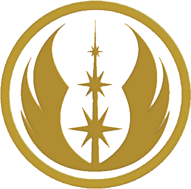 Equally, The New Jedi Order No Longer Felt Itself In - Star Wars Jedi Stencil (387x383), Png Download