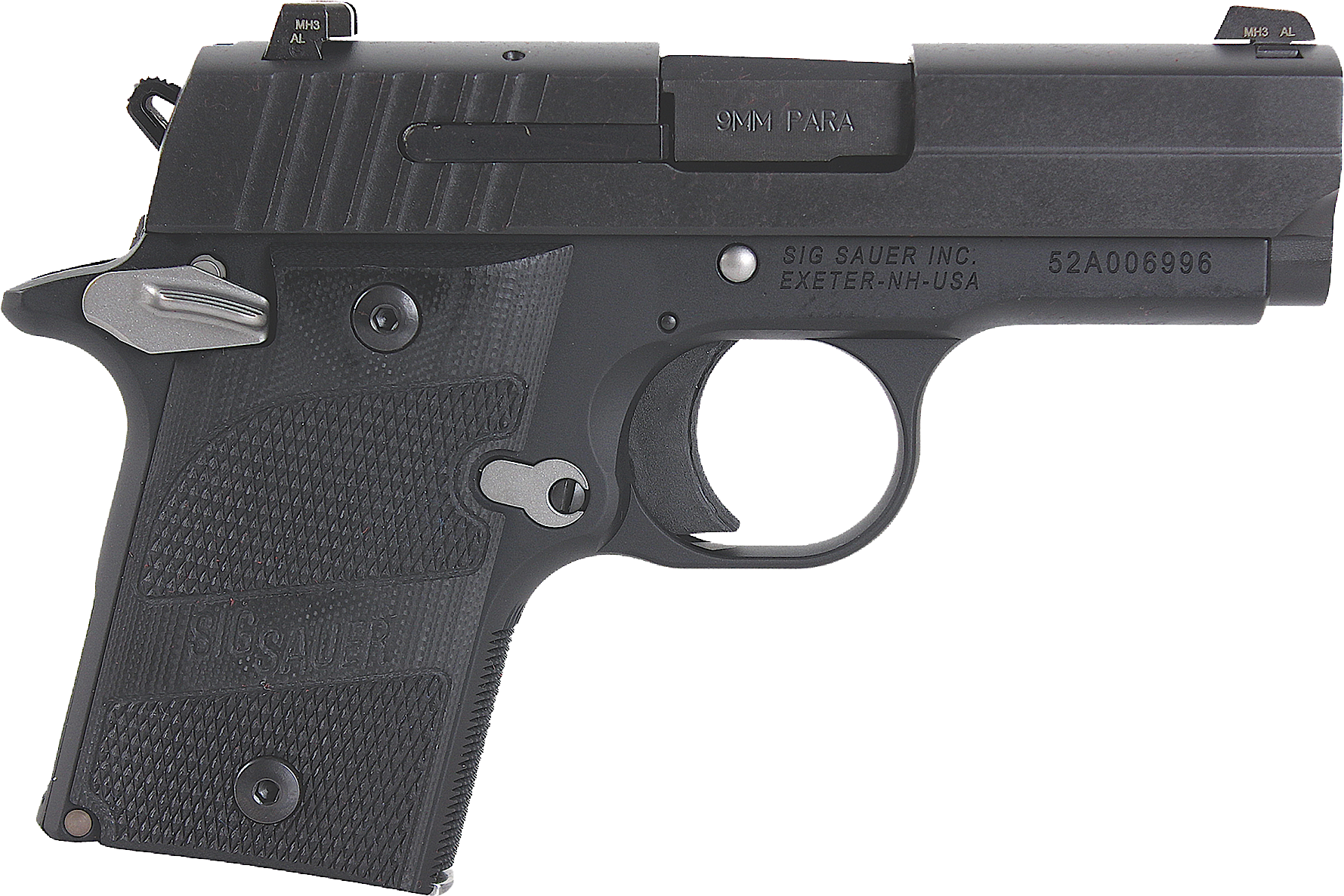Sig Sauer P938 Nightmare - 9mm Pistol Made In America (1800x1213), Png Download