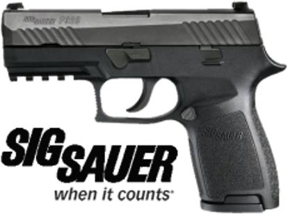 Sig Sauer P320 Compact Blk Ns 9mm 151 320c 9 Bss 1 - Sig Sauer 320 (740x400), Png Download