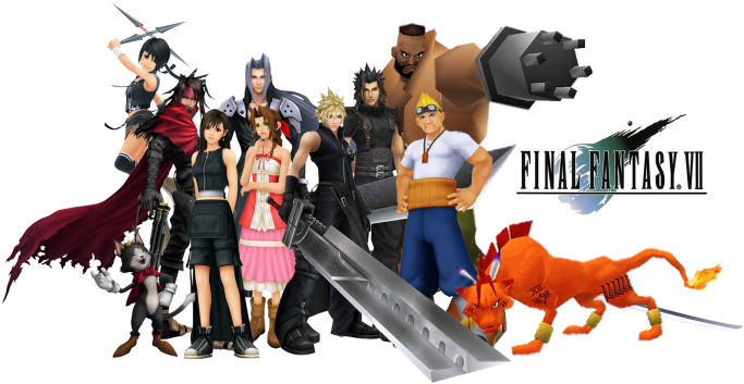 Final Fantasy Vii For Ios Review - Final Fantasy Vii [playstation Game] (695x373), Png Download