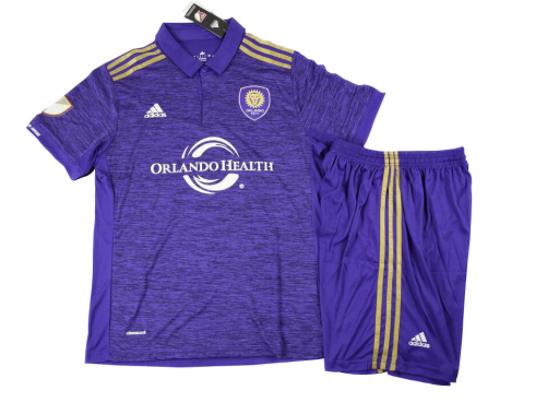 Kids 2017 Orlando City Home Jersey Kits - Orlando Health (500x500), Png Download
