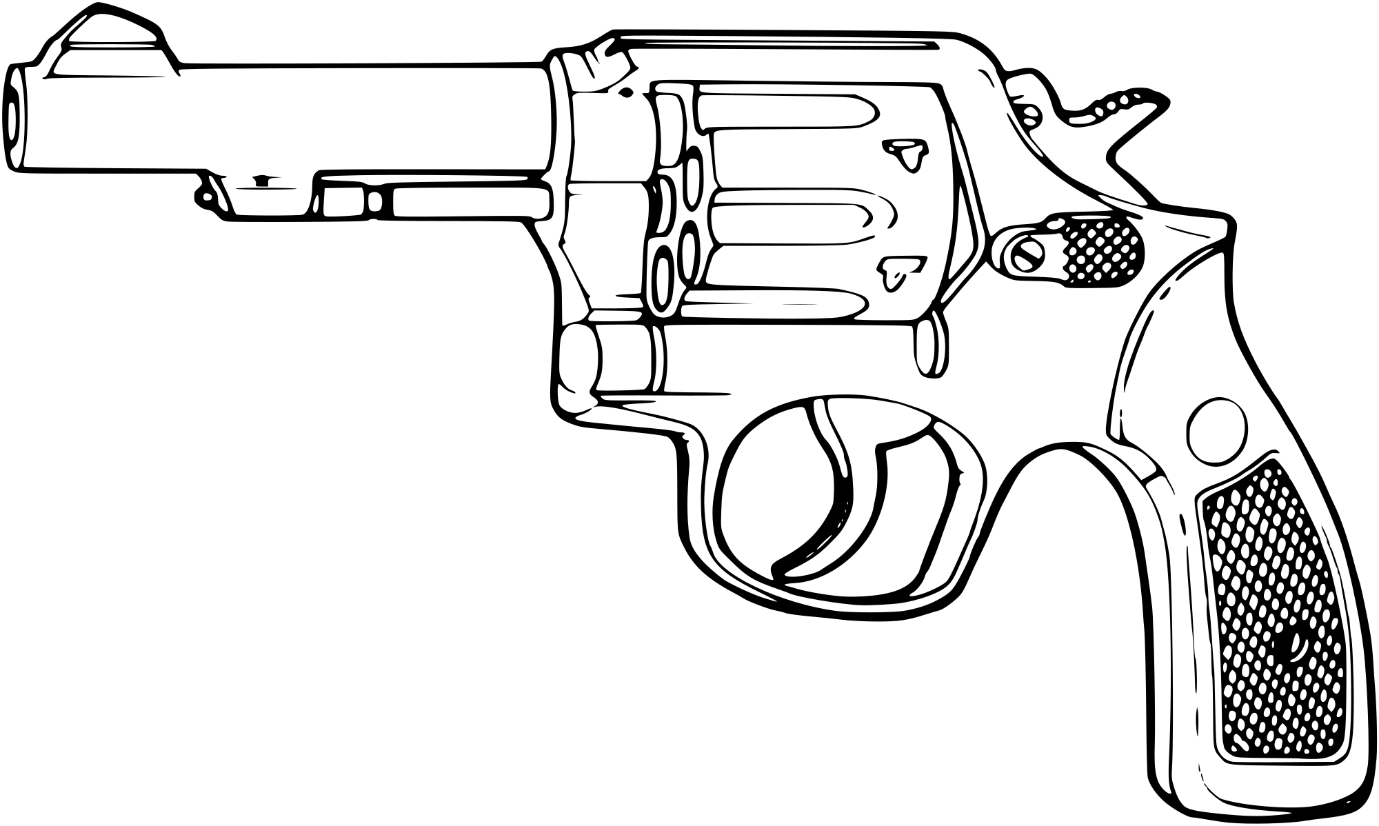 Open - Smith And Wesson Svg (2000x1198), Png Download