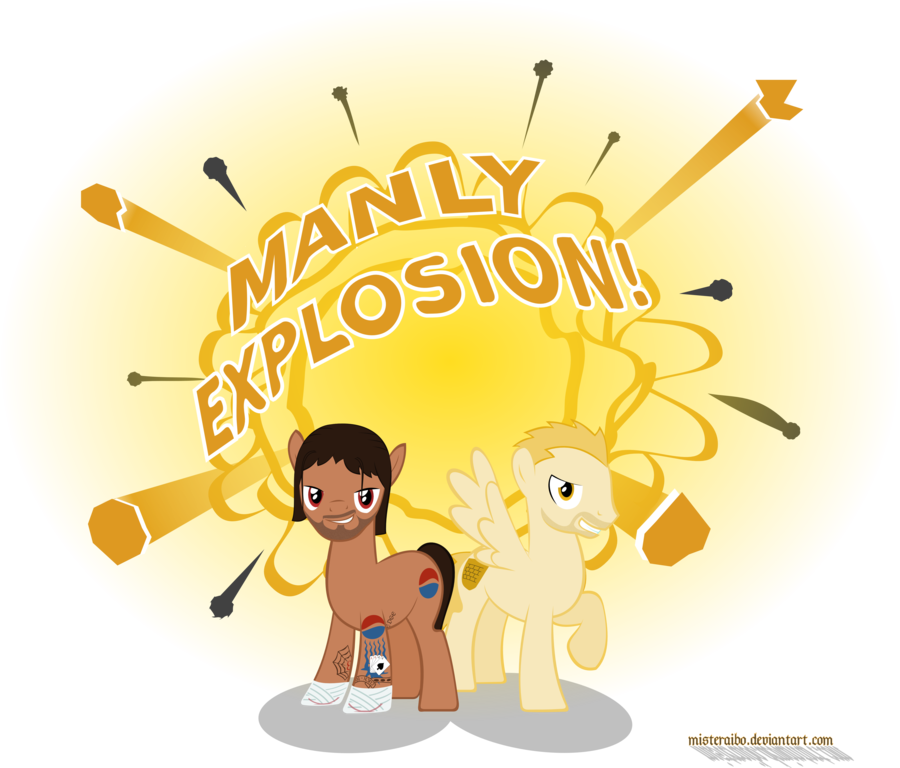 Misteraibo, Cm Punk, Daniel Bryan, Earth Pony, Explosion, - Twilight ...