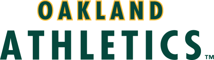 Oakland Athletics Wordmark - Oakland Athletics Logo Transparent (750x210), Png Download