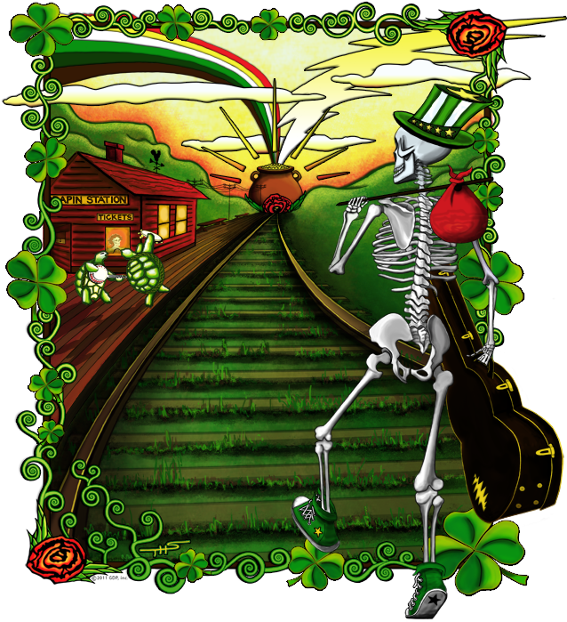 Gratefuldead Art (700x700), Png Download