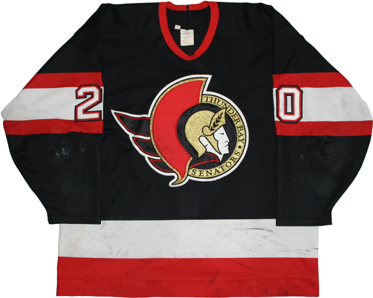 black ottawa senators jersey