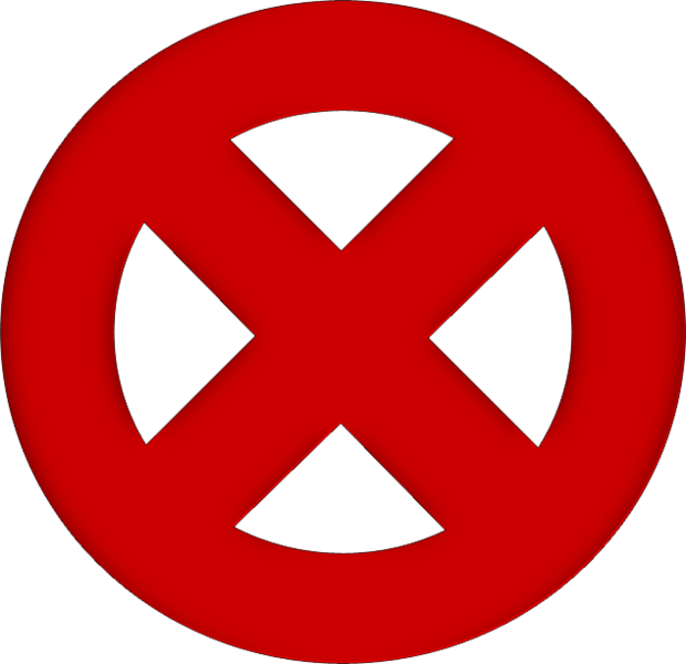 X Men Logo Psd59239 - X Men Logo Png (400x387), Png Download