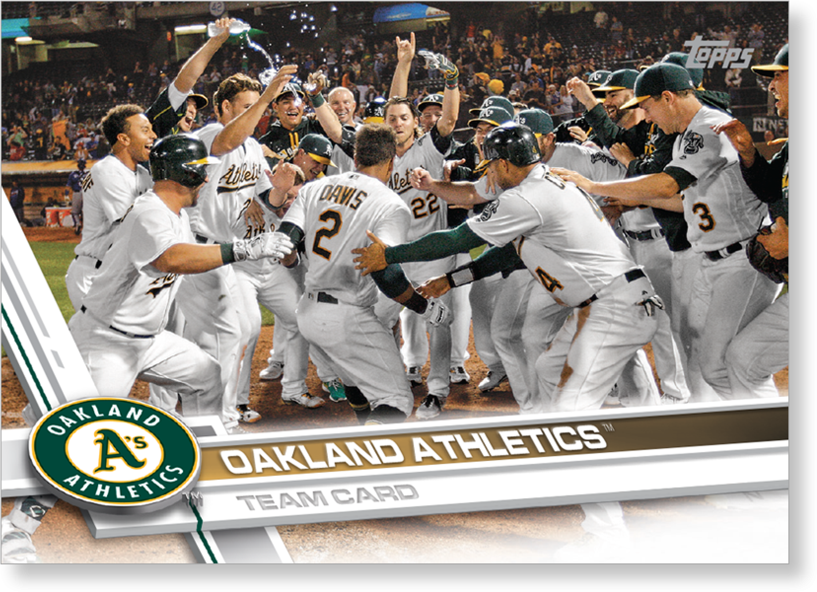 Download Oakland Athletics 2017 Topps Baseball Series 2 Team Test
