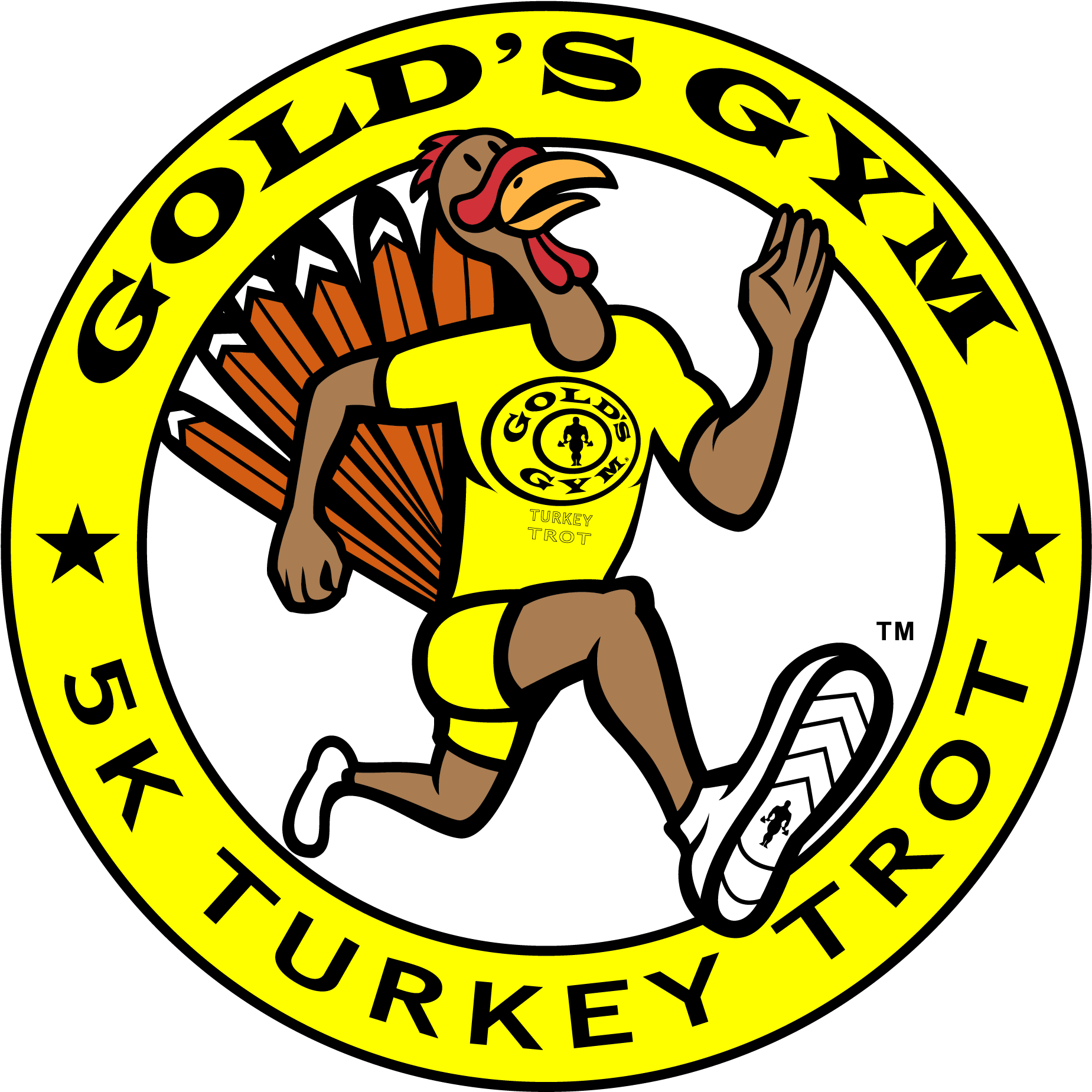 Golds Gym Annual 5k Turkey Trot - Gold's Gym (1921x1921), Png Download