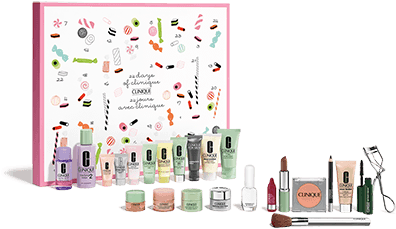 The 2016 24 Days Of Clinique Beauty Advent Calendar - Clinique 24 Days Of Clinique Advent Calendar (402x302), Png Download