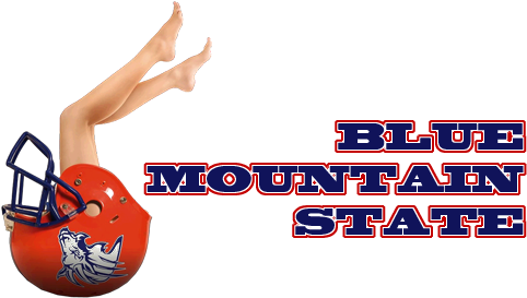 Blue Mountain State Tv Show Image With Logo And Character - Dismemberment Of Women In Ads (500x281), Png Download