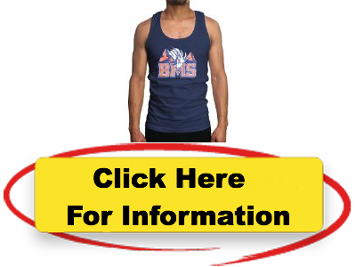 In Young Motto Mens Bms Blue Mountain State Tank Top - Costume (400x300), Png Download