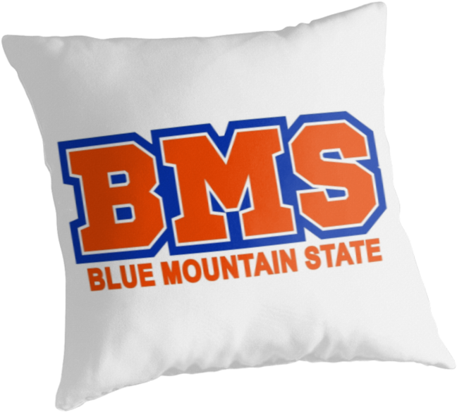 Bms Blue Mountain State" Throw Pillows By Michellegriff90 - Faze Clan (831x788), Png Download