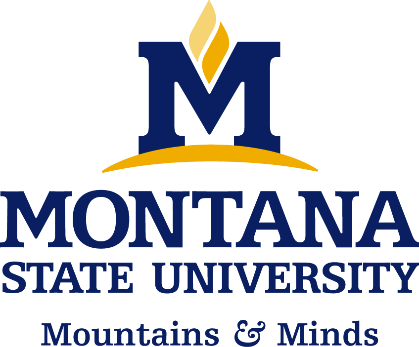 Core Logo With Mountains & Minds Tagline - Montana State University Logo Png (847x703), Png Download