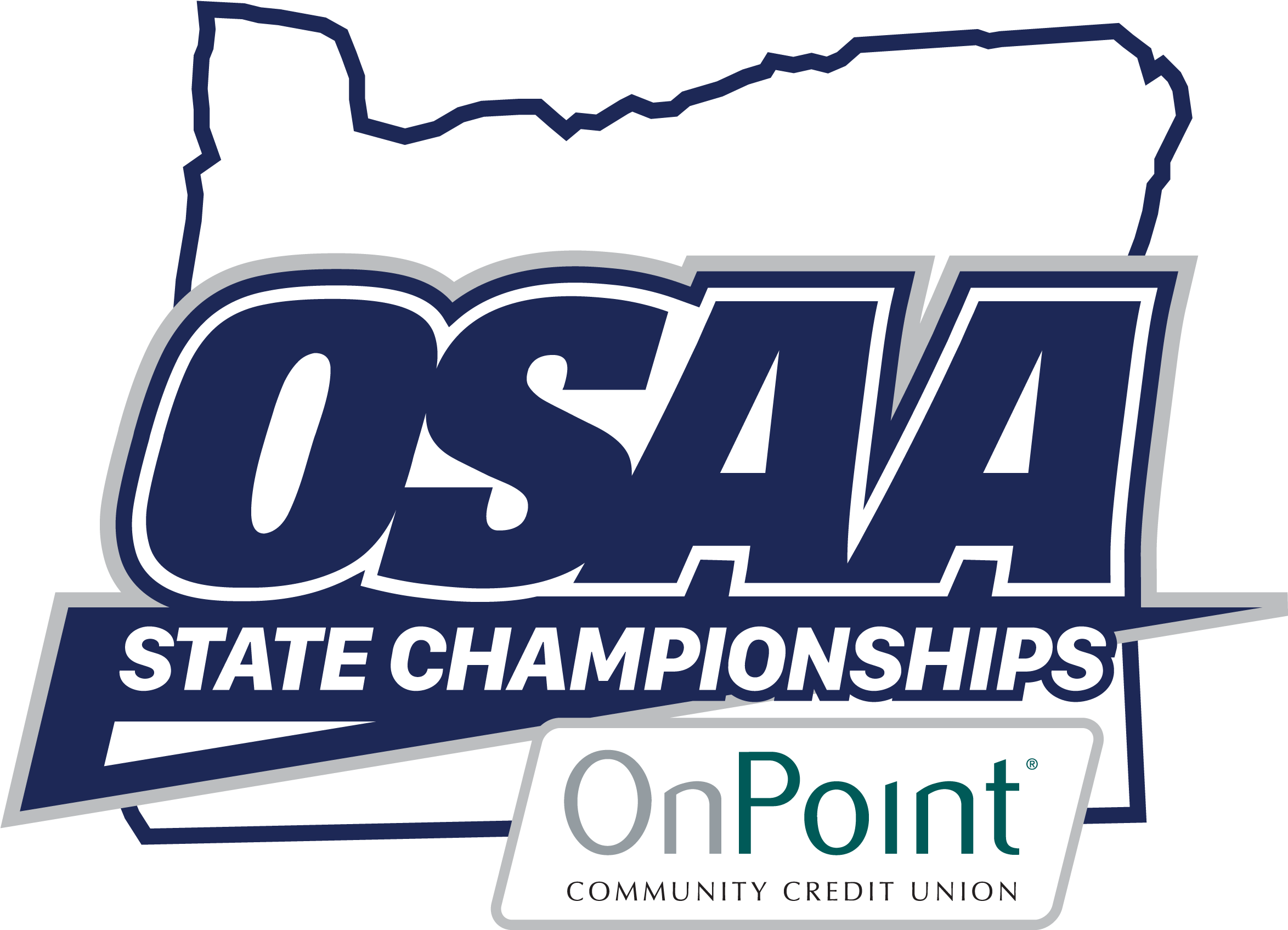 Osaa State Championship B&w Logo » Eps - Onpoint Community Credit Union (2347x1701), Png Download