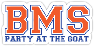 Party At The Goat By Riskeybr The Goat House Bms - Label (375x360), Png Download