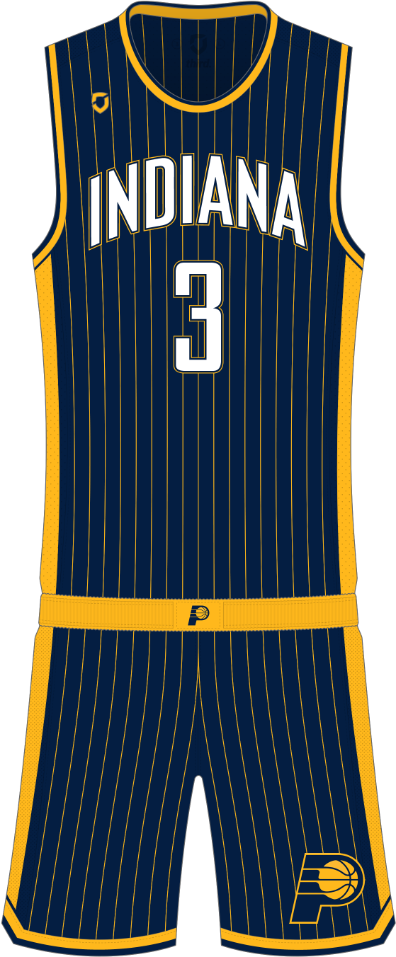 Indiana Pacers Away - Sconto Indiana Pacers #3 George Hill Rivoluzione 30 (1000x1500), Png Download