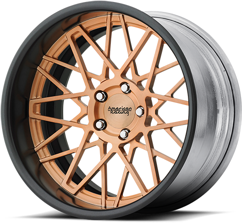 Shop Custom Wheels - Gold American Racing Wheels (500x500), Png Download