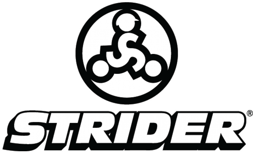 Strider 12 Custom Kids No Pedal Balance Bike - Strider Balance Bike Logo (630x402), Png Download