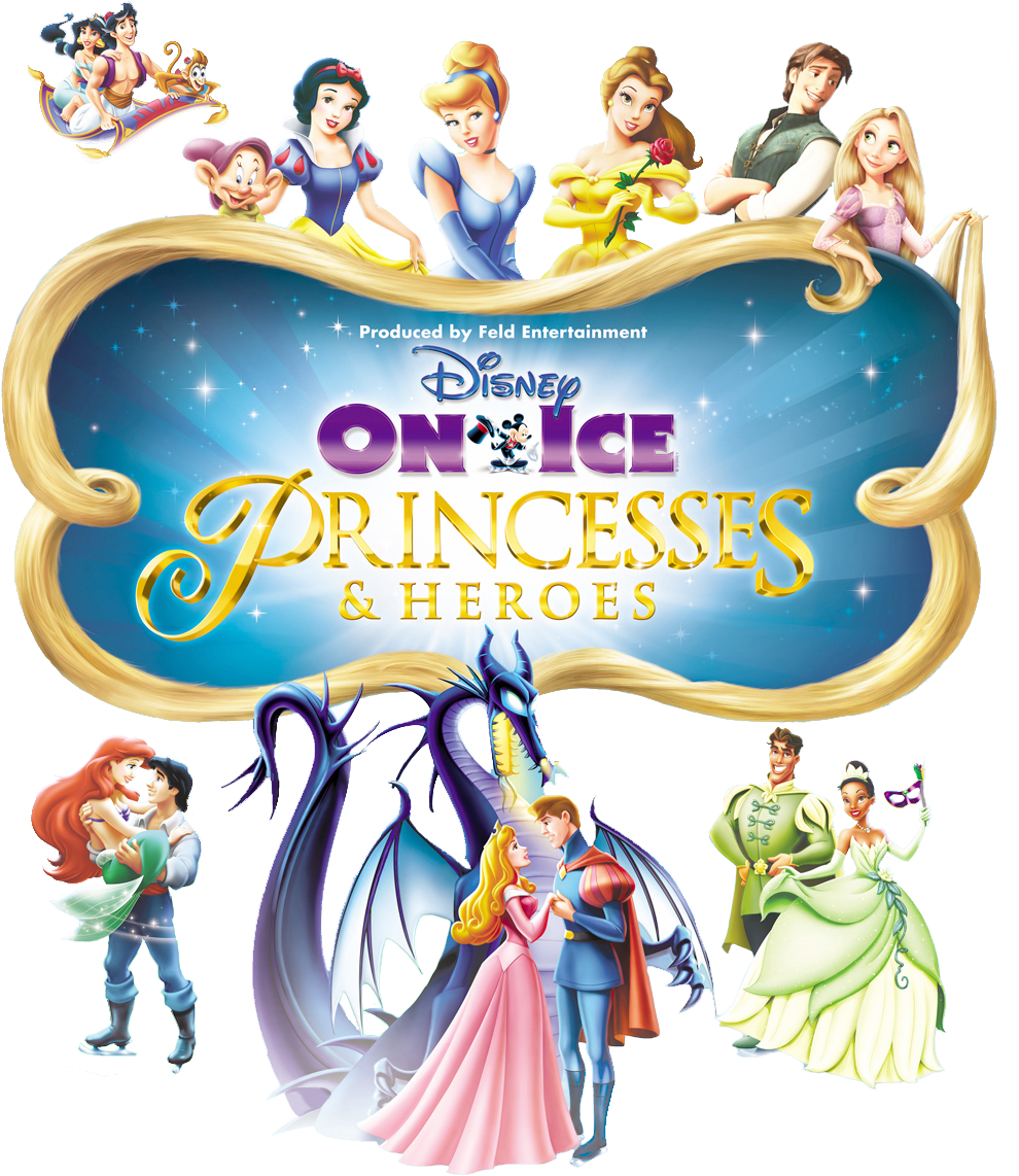 Disney On Ice Logos Clipart Disney Princess Logos Clipart - Disney On Ice (1006x1168), Png Download