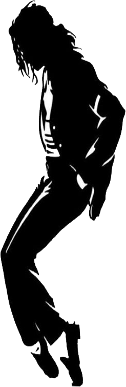 Michael Jackson Png - Michael Jackson Dancing Silhouette (246x754), Png Download