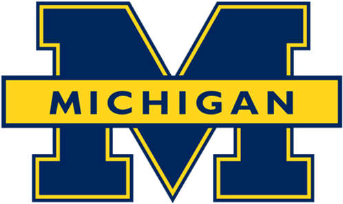Michigan Wolverines 2018 Fox Sports Radio 1230 Football - University Of Michigan (500x268), Png Download