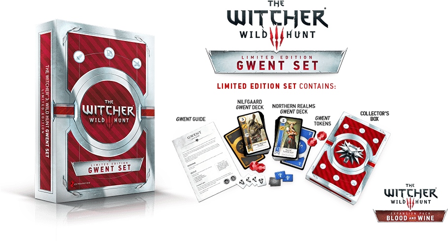 Blood And Wine Gwent - Witcher 3 Wild Hunt Gwent Set (922x518), Png Download