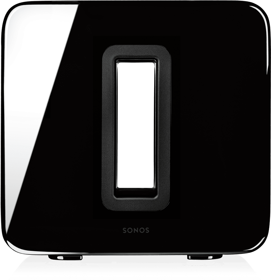 Sub - Sonos Sub Black (1000x1000), Png Download