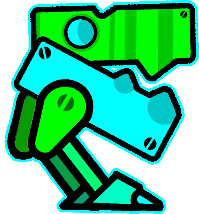 Download Robots Geometry Dash Iconos Colores Png Image With No