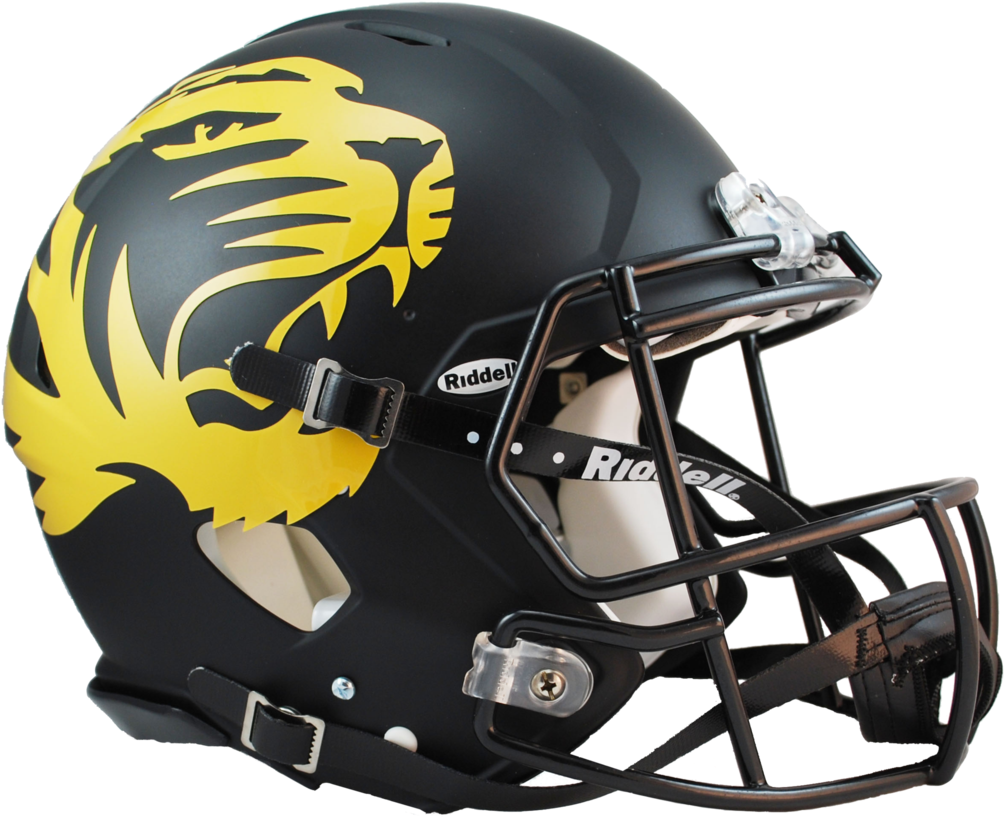 Missouri Tigers Authentic Full Size Speed Helmet - Mizzou Tigers Football Helmet (1024x849), Png Download