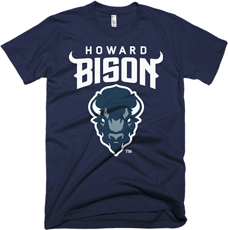 Howard University Bison Logo T-shirt - Howard University Mom T Shirt (500x500), Png Download