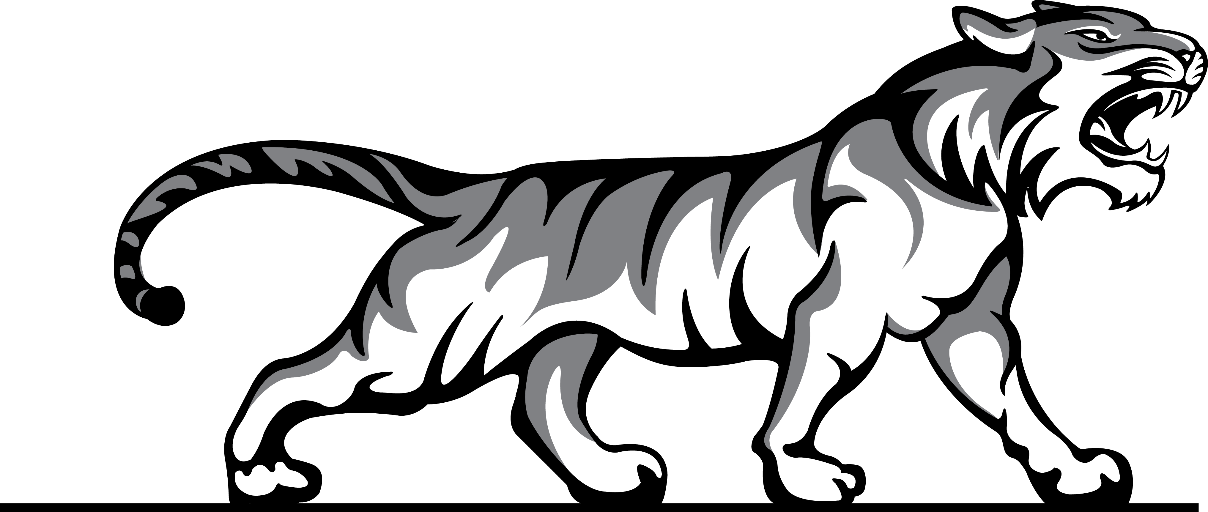 Tiger - Tiger Logo Png (4065x1723), Png Download
