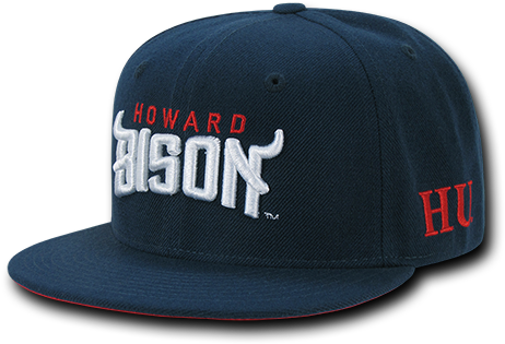 Ncaa Howard University Bisons Freshmen 6 Panel Snapback - W Republic Apparel Accent Snapback, Style 1020, Black (500x500), Png Download